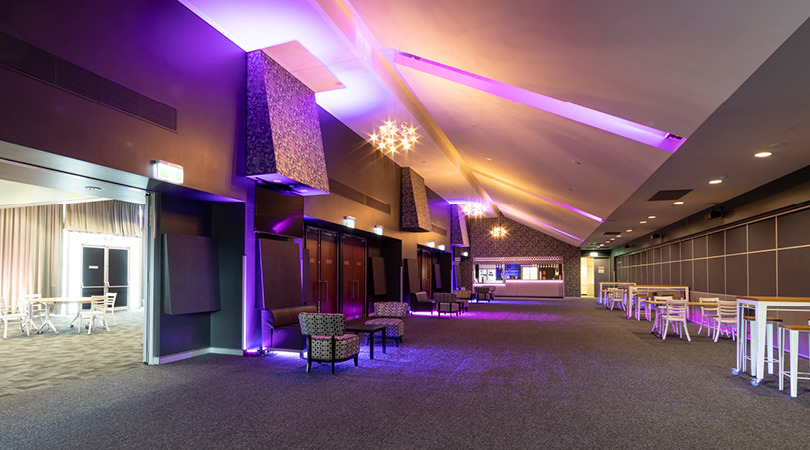 Foyer of Logan Entertainment Centre with casual seating