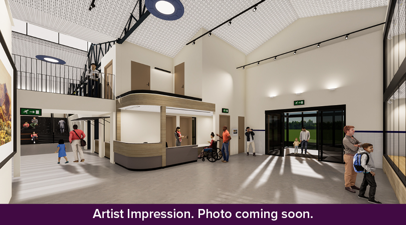 Artist render of the interior of Kingston Butter Factory
