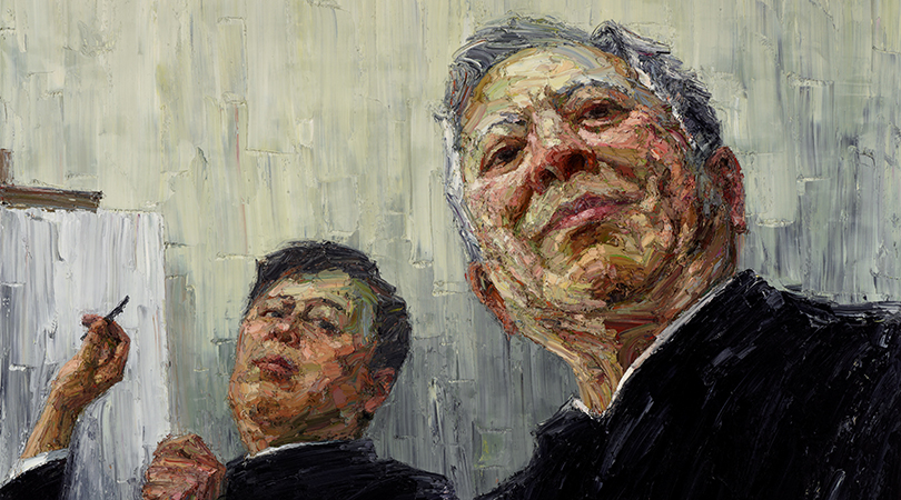 John Yu with artist 2012 DETAIL