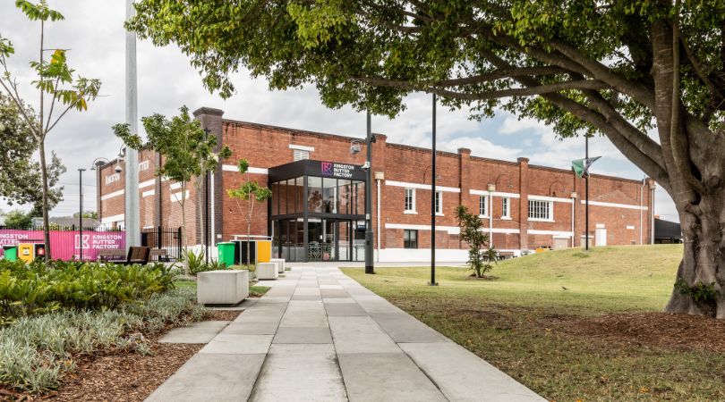 The newly renovated Kingston butter factory building.